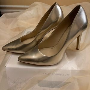 Vince Camuto high heels beige/gold